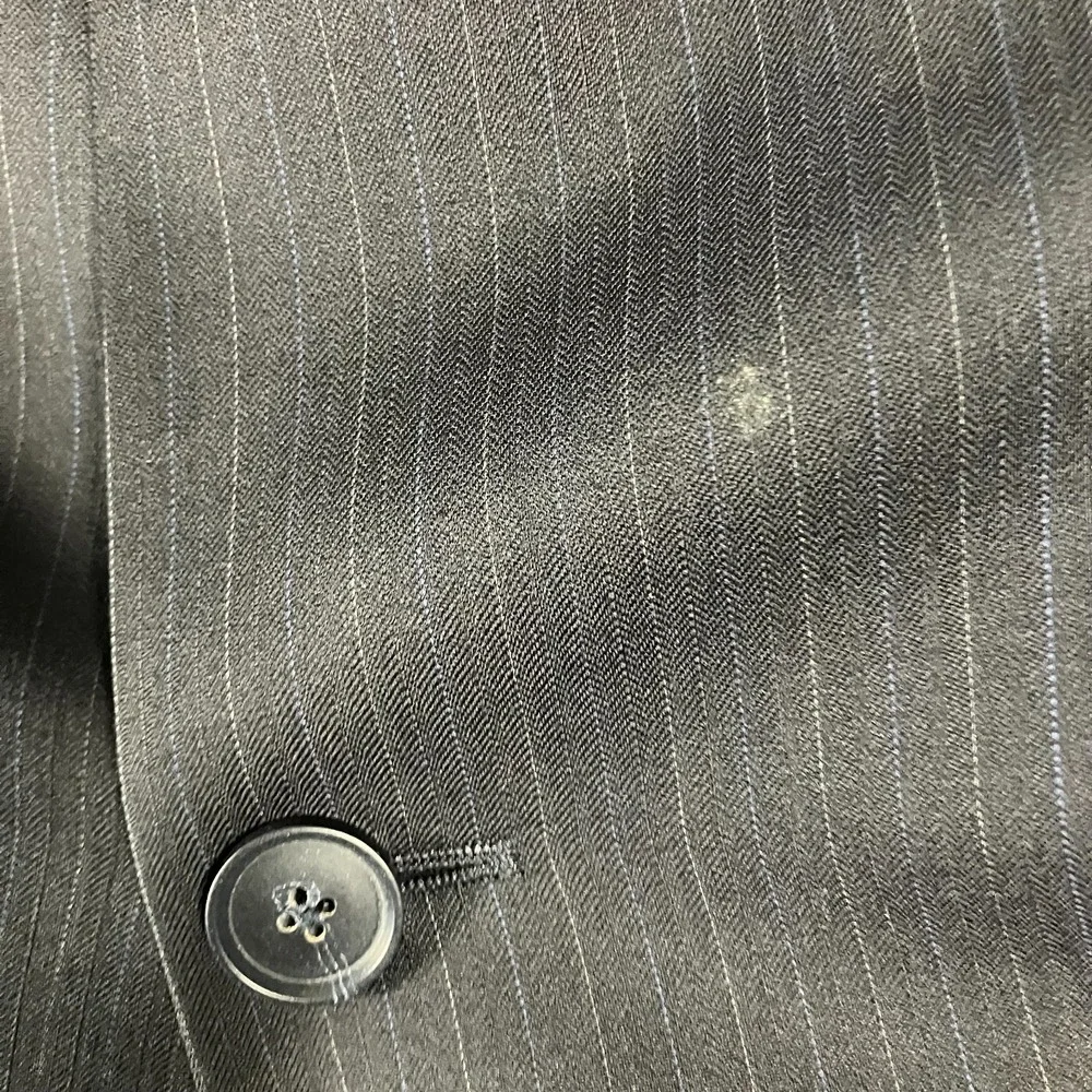 Pavone Mens 44L Pinstripe Blazer‎ Sport Coat 100% Worsted Wool Italy
